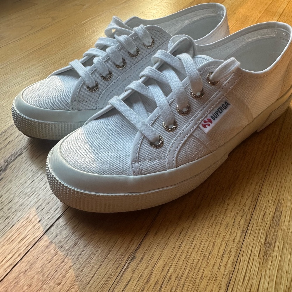 Superga Cotu classic 2750 White Low-Top Canvas Sneakers